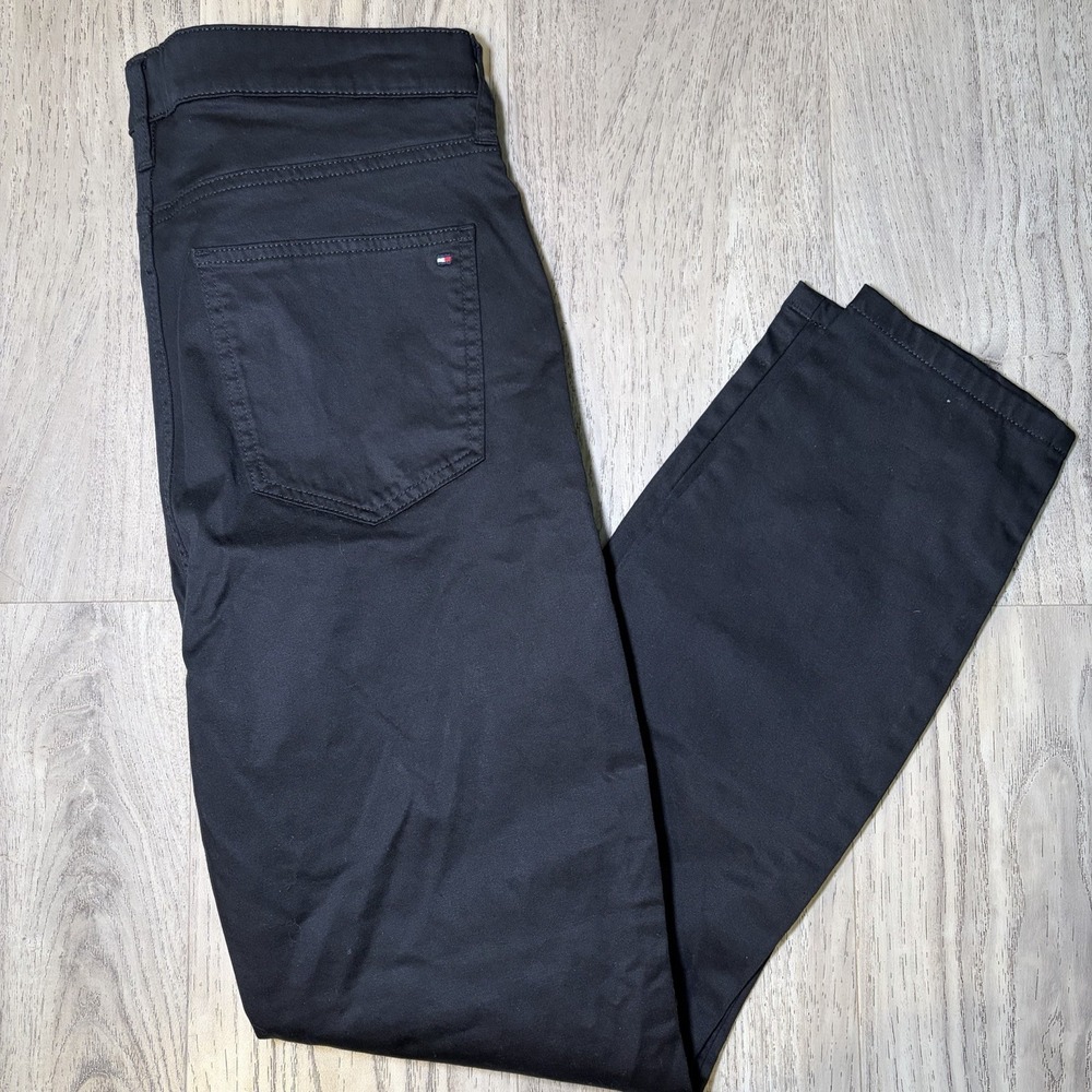 Tommy Hilfiger Women's Sz 8 Pants Stretch‎ Skinny Coupe Molante Extensible Black